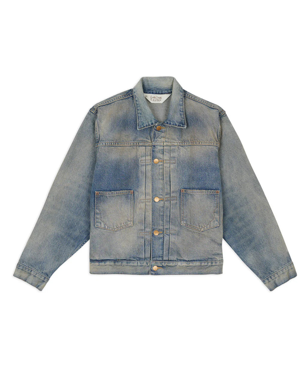 14.75OZ DENIM TRUCKER JACKET - WASHED INDIGO 1