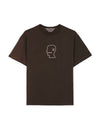 HEAVYWEIGHT 3D EMBROIDERY LOGOHEAD T-SHIRT - BROWN