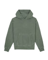 3D EMBROIDERED LOGOHEAD GARMENT DYED HOODIE - IVY