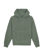3D EMBROIDERED LOGOHEAD GARMENT DYED HOODIE - IVY 1