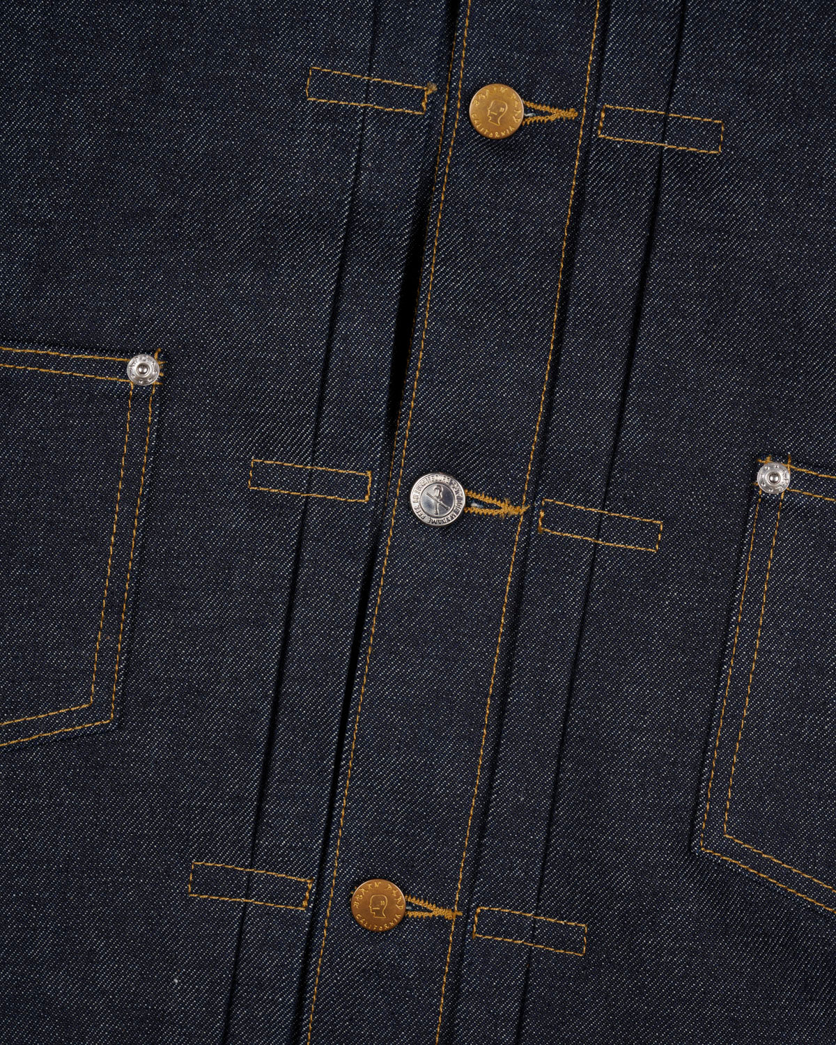 A.P.C. x Brain Dead Trucker Jacket - Indigo 3