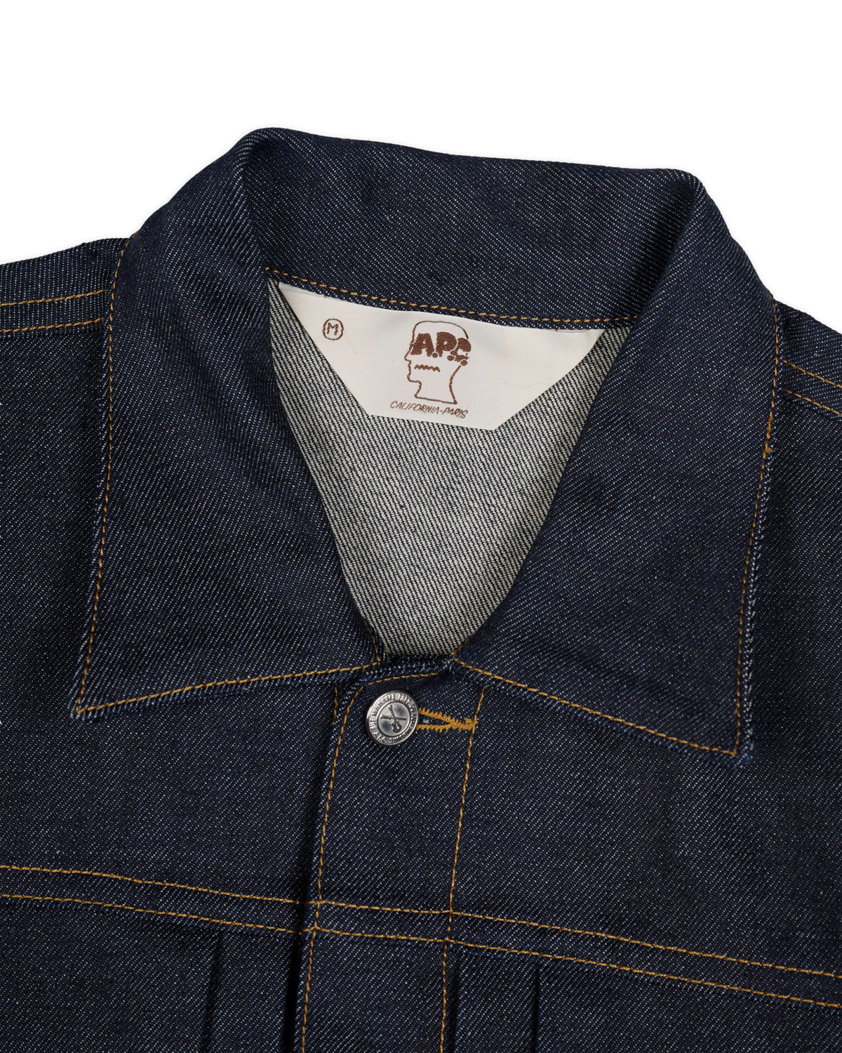 A.P.C. x Brain Dead Trucker Jacket - Indigo 5