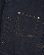 A.P.C. x Brain Dead Trucker Jacket - Indigo 4