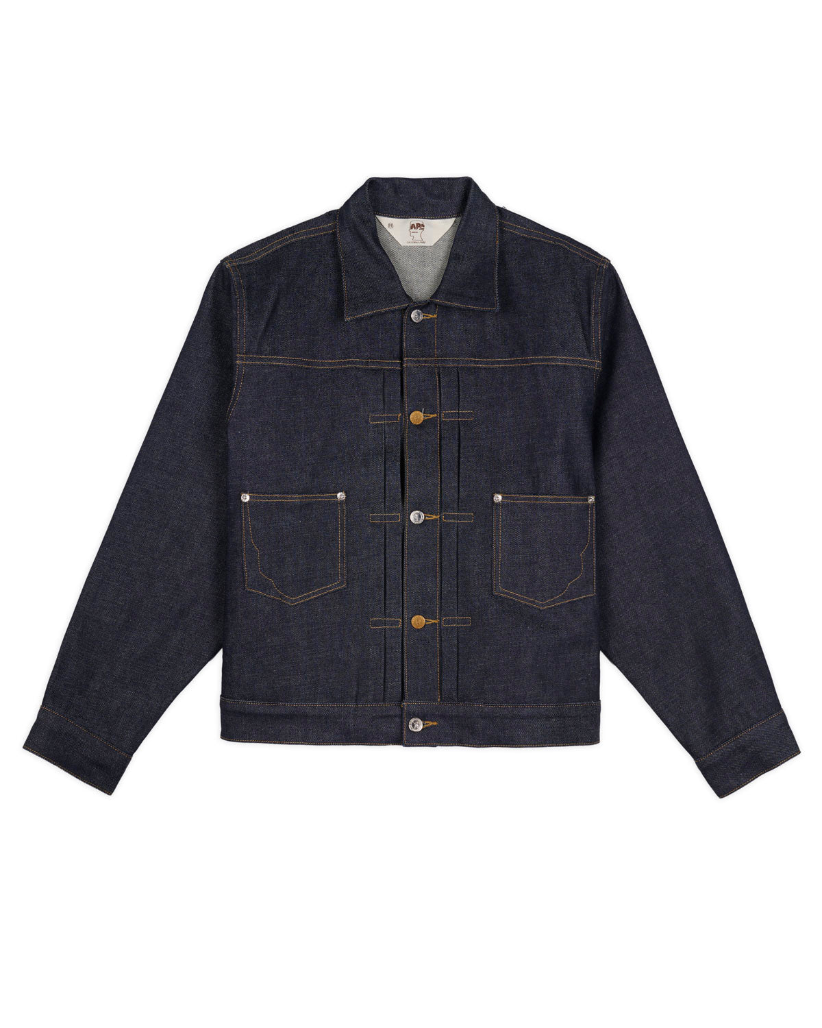 A.P.C. x Brain Dead Trucker Jacket - Indigo 1