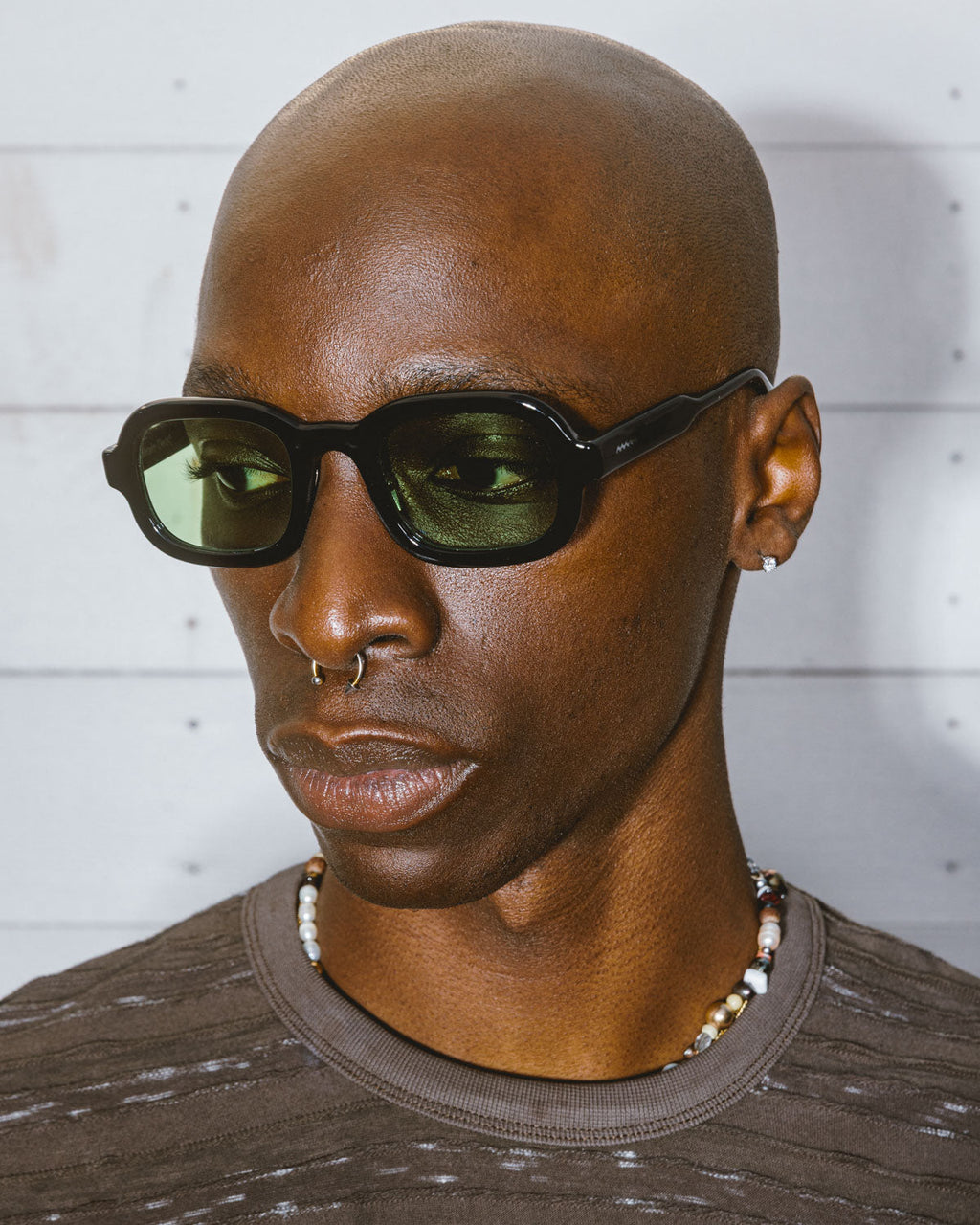 NEWMAN POST MODERN PRIMITIVE EYE - BLACK / LT GREEN 2