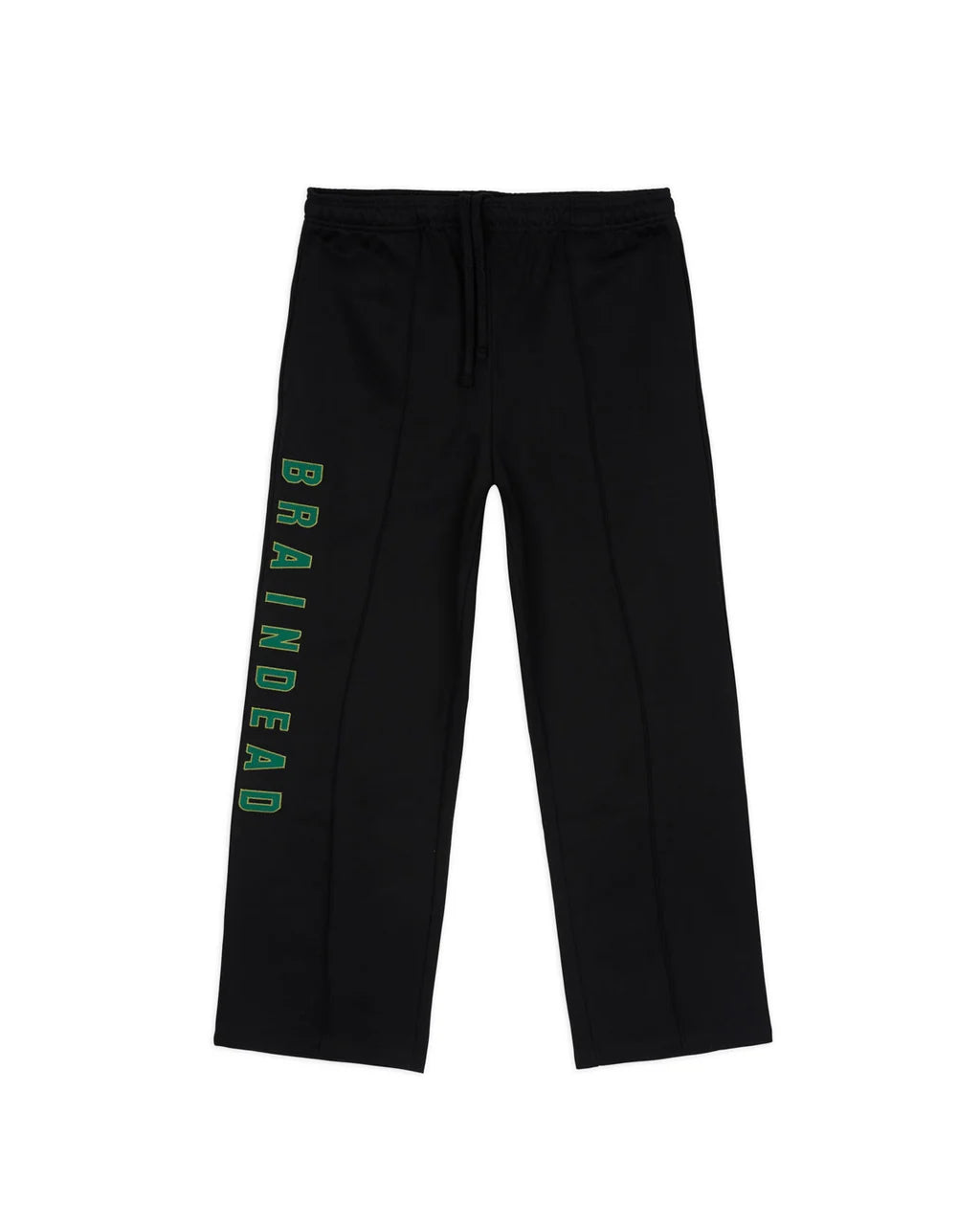 COLLEGIATE MERCERIZED TRACK PANT - BLACK 1