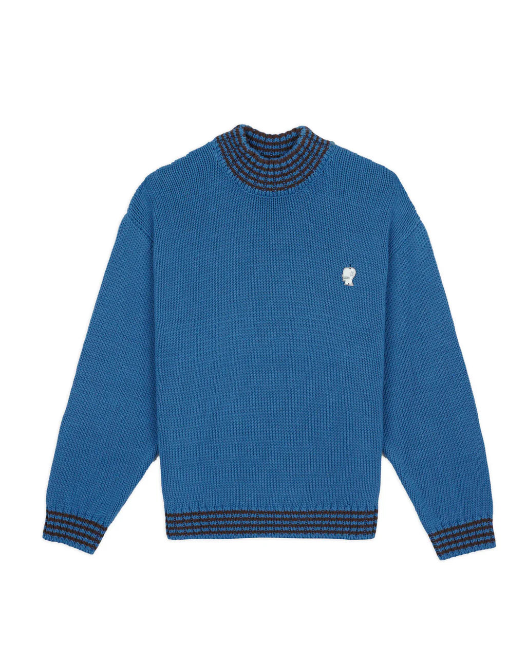 TURTLE NECK SWEATER - BLUE 1