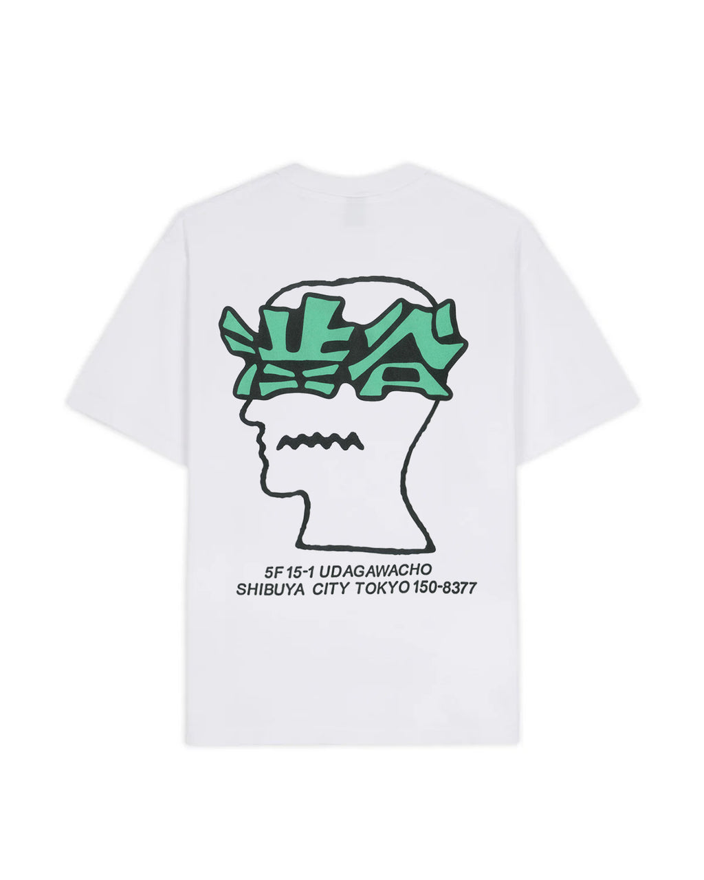 Brain Dead Shibuya Logohead T-Shirt - White 2