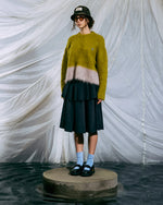 SUPER HAIRY BOXY KNIT SWEATER - LIME 4