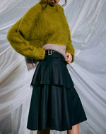 PLEATED SKIRT - MIDNIGHT BLUE 3