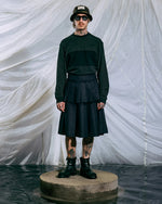 PLEATED SKIRT - MIDNIGHT BLUE 5