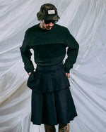 PLEATED SKIRT - MIDNIGHT BLUE 6