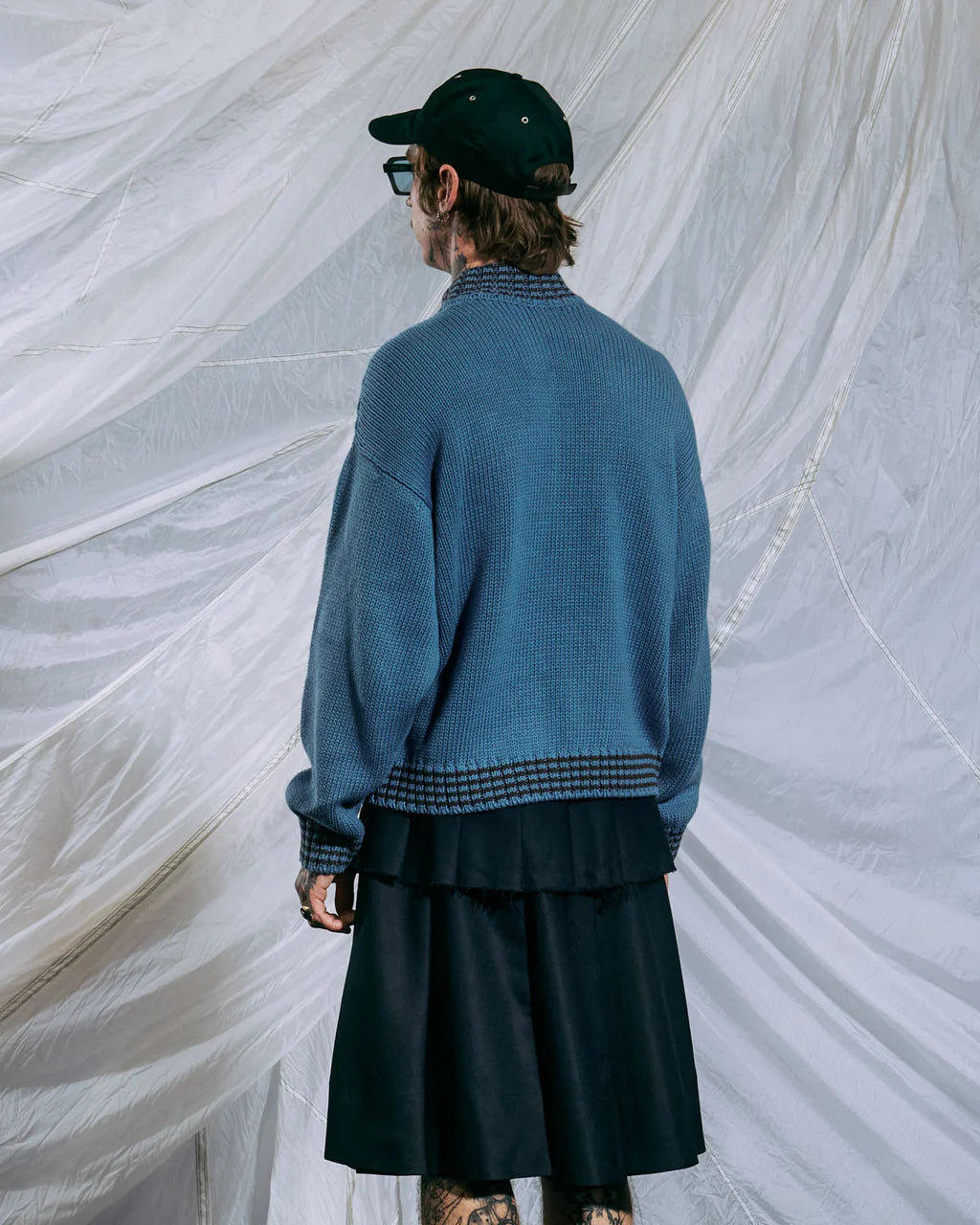 TURTLE NECK SWEATER - BLUE 6