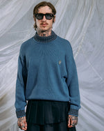 TURTLE NECK SWEATER - BLUE 2