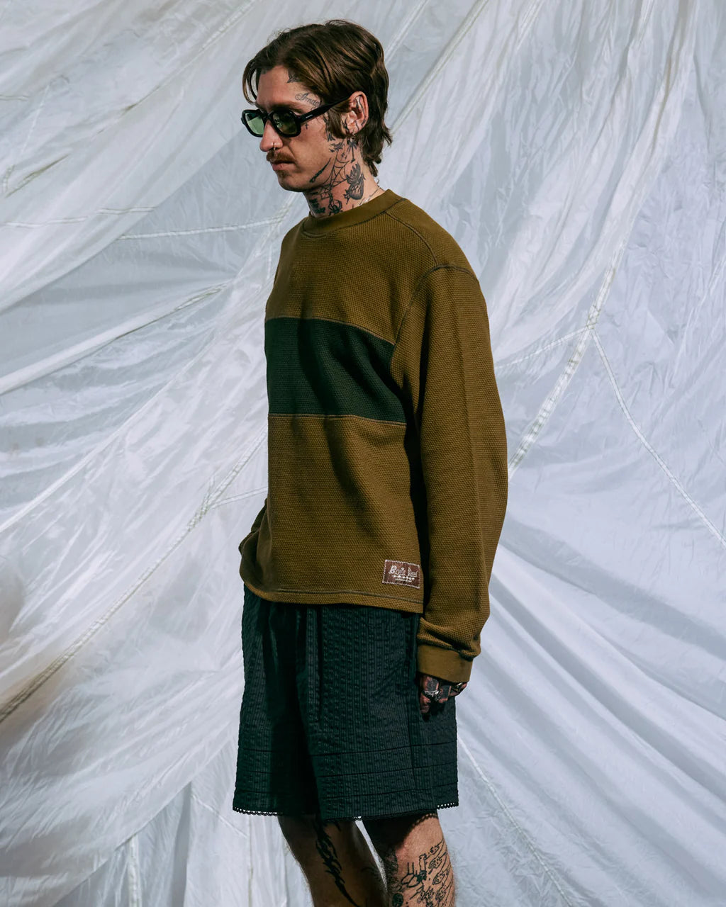THERMAL LONG SLEEVE TEE - OLIVE 3