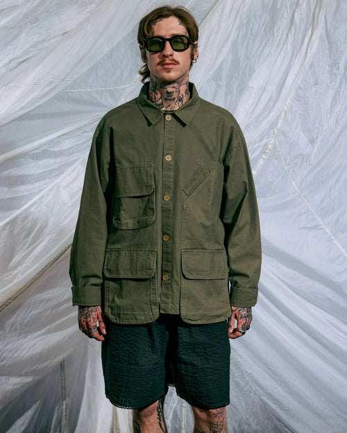 MILITARY SHIRT JACKET - ARMY 2