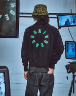 COLLEGIATE MERCERIZED TRACK JACKET - BLACK 5