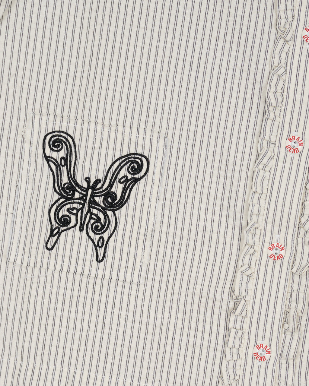 BAD APPLE BUTTON UP SHIRT - NATURAL 6