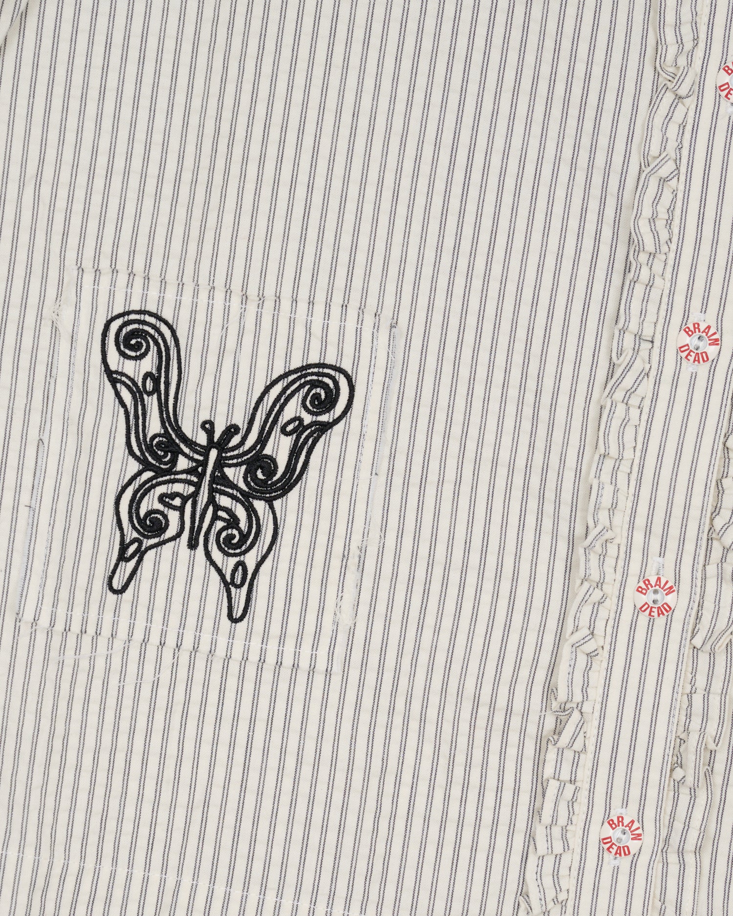 BAD APPLE BUTTON UP SHIRT - NATURAL 6