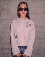 BAD APPLE BUTTON UP SHIRT - NATURAL 4