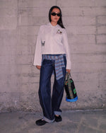 BAD APPLE BUTTON UP SHIRT - NATURAL 2