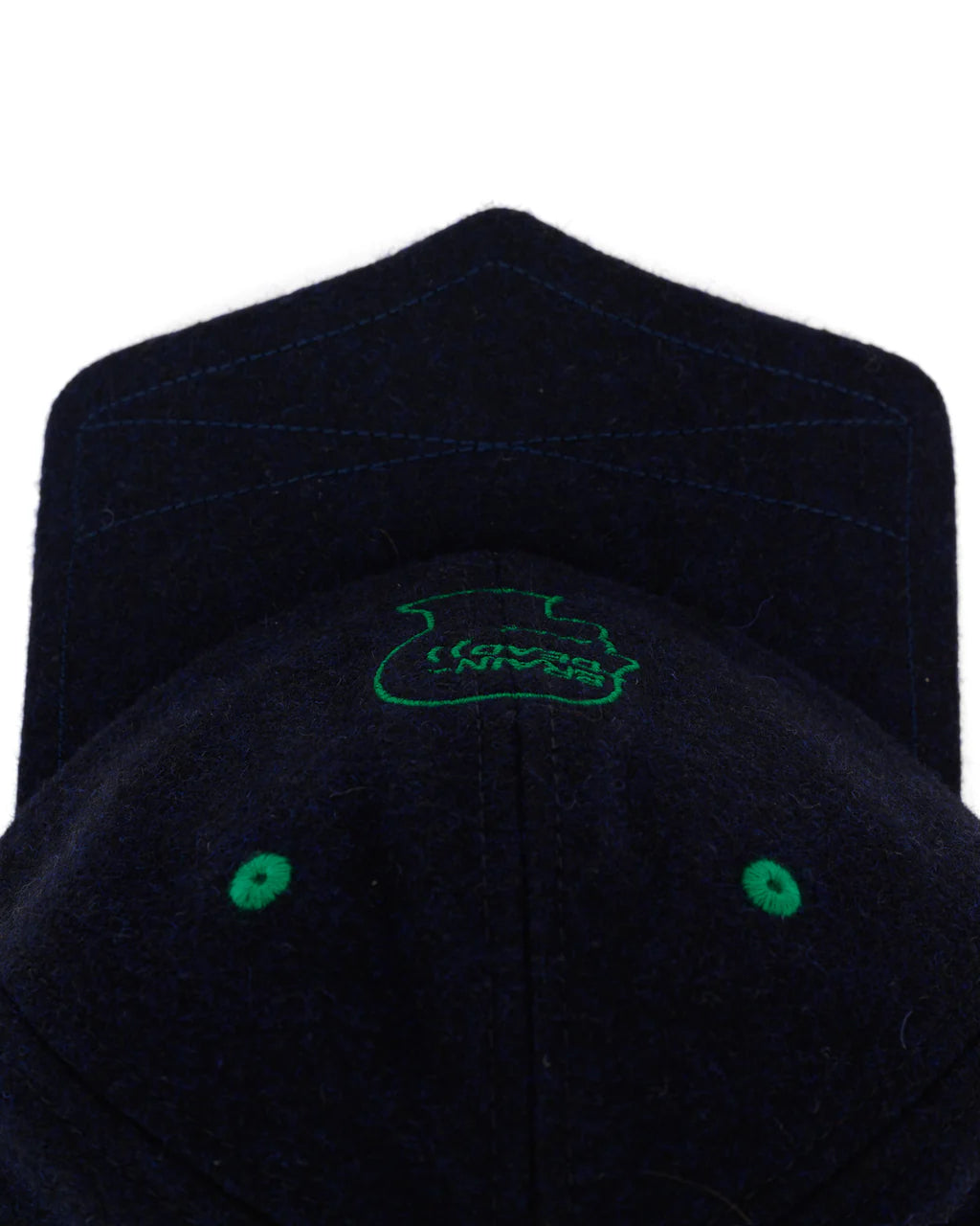 BATWING LOGOHEAD FLANNEL HAT - NAVY 4