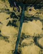 BLEACH DYED DIMENSION PUFFER JACKET - OLIVE 8