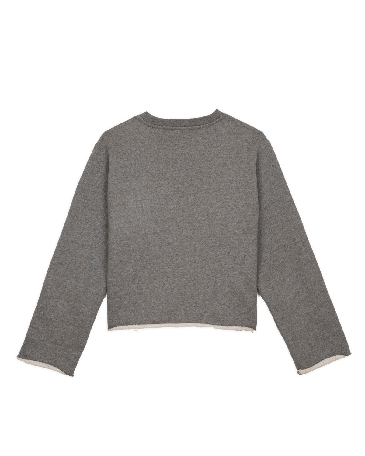 BOXY FRENCH TERRY SWEATSHIRT - HEATHER GREY 8