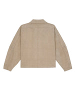 BOXY RUFFLE JACKET - NATURAL 8