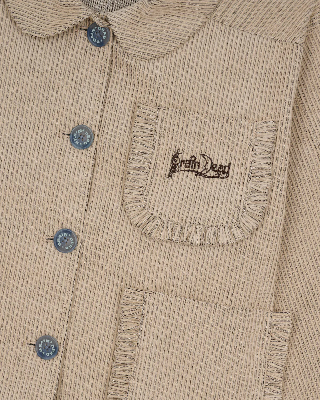 BOXY RUFFLE JACKET - NATURAL 9