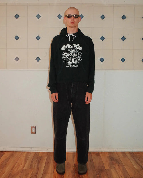 GLOBAL SHOCK HOODIE - FOREST GREEN 2