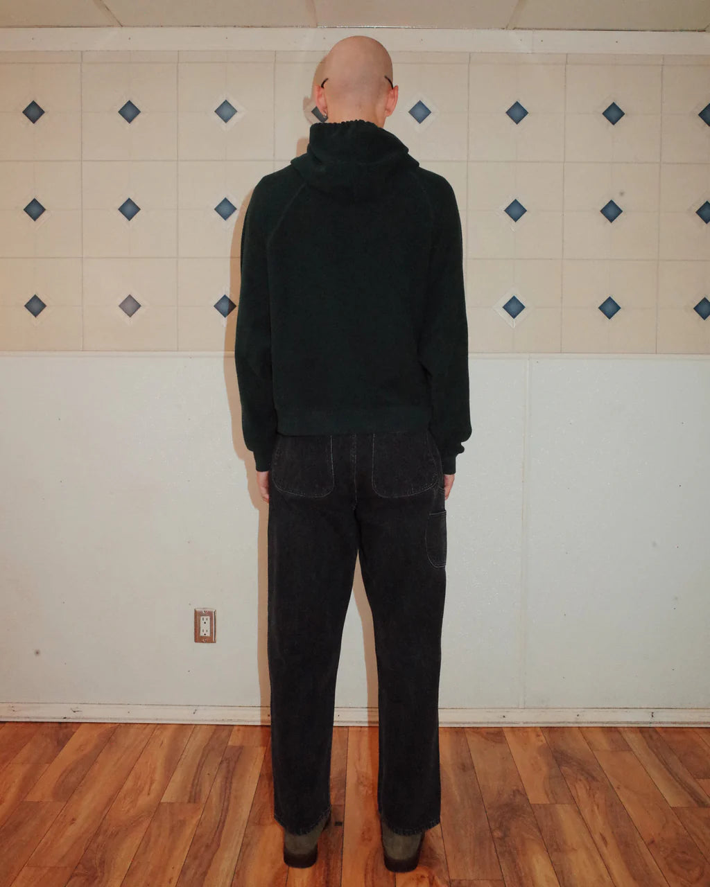 GLOBAL SHOCK HOODIE - FOREST GREEN 3