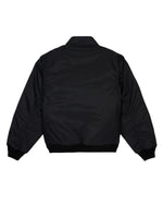 EMBROIDERED 3D FLIGHT JACKET - BLACK 2