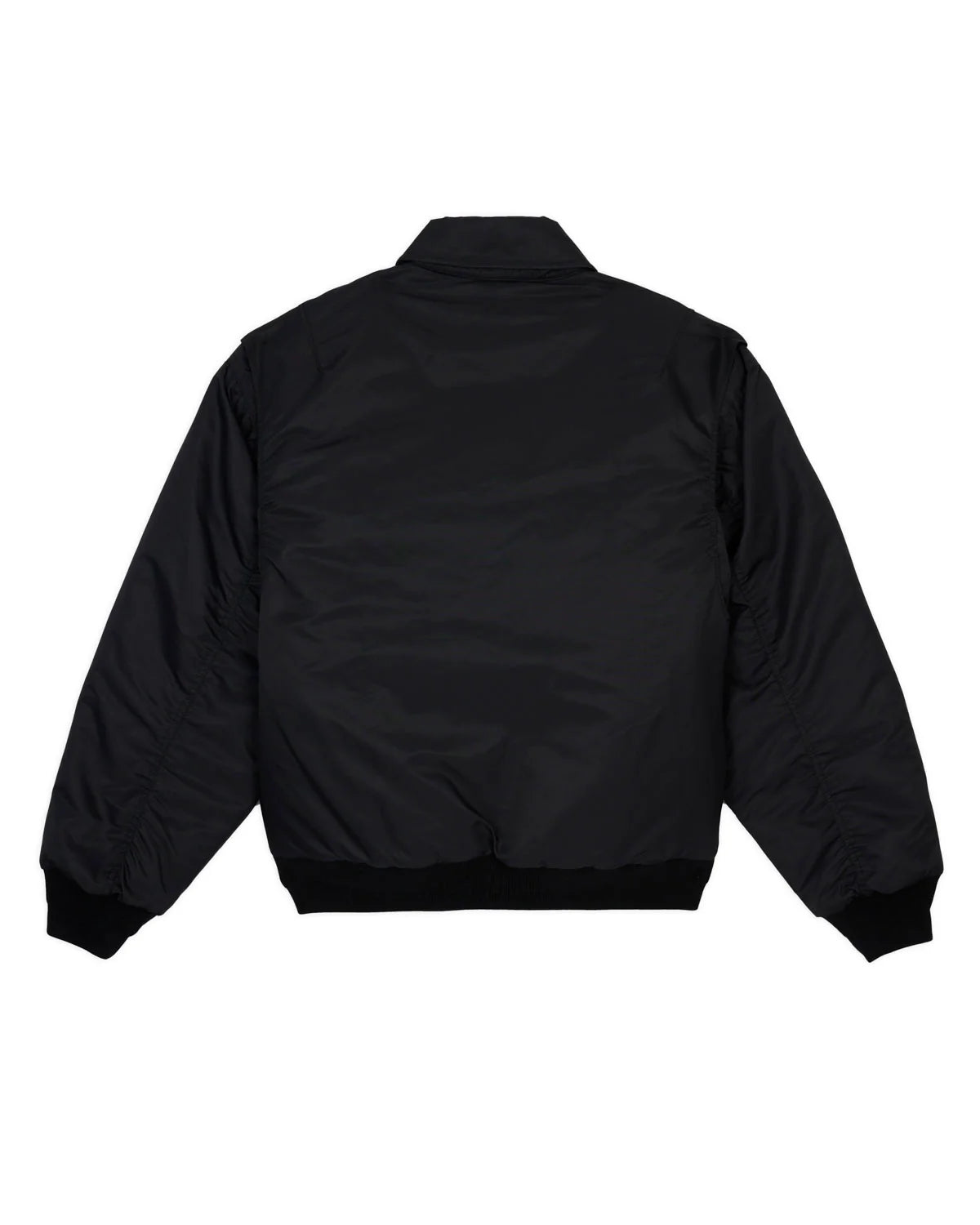 EMBROIDERED 3D FLIGHT JACKET - BLACK 2