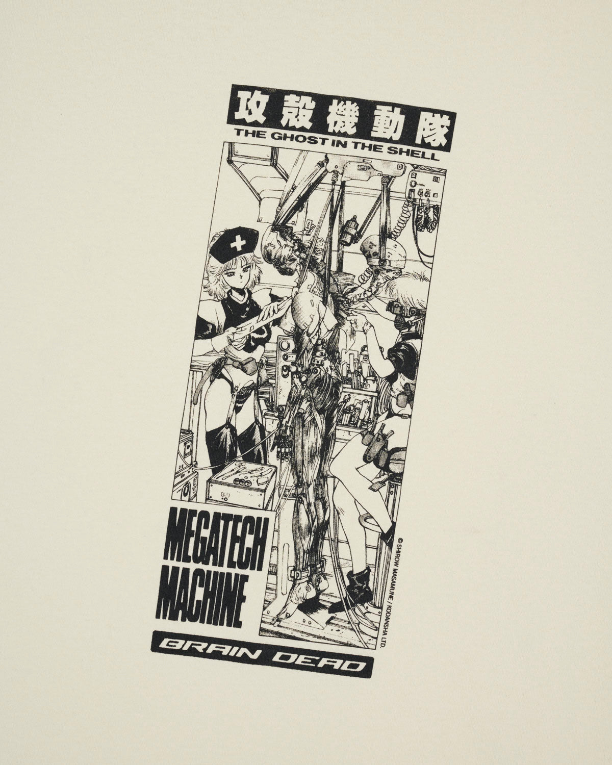 ブレインデッド×攻殻機動隊 Tシャツ – Brain Dead