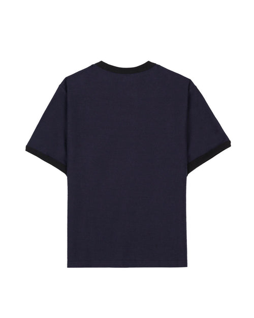 SLUBBY RINGER T-SHIRT - NAVY 2