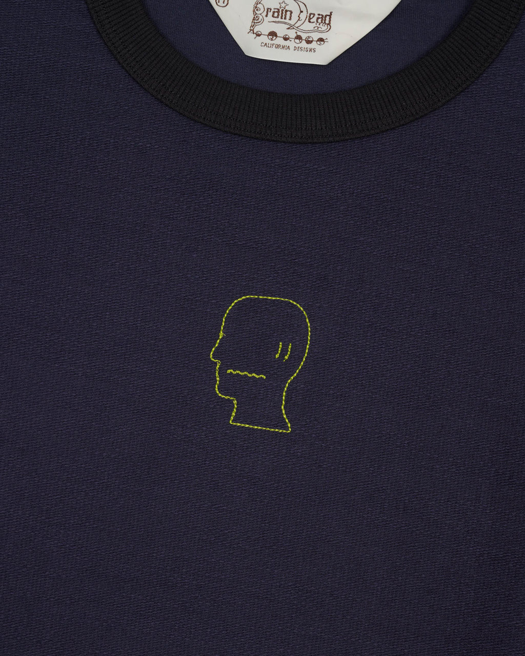 SLUBBY RINGER T-SHIRT - NAVY 3