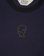 SLUBBY RINGER T-SHIRT - NAVY 3
