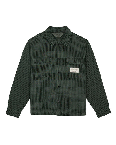 BrainDead_Waffle_Button_Up_Dar
