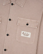 WAFFLE BUTTON FRONT SHIRT - SAND 3