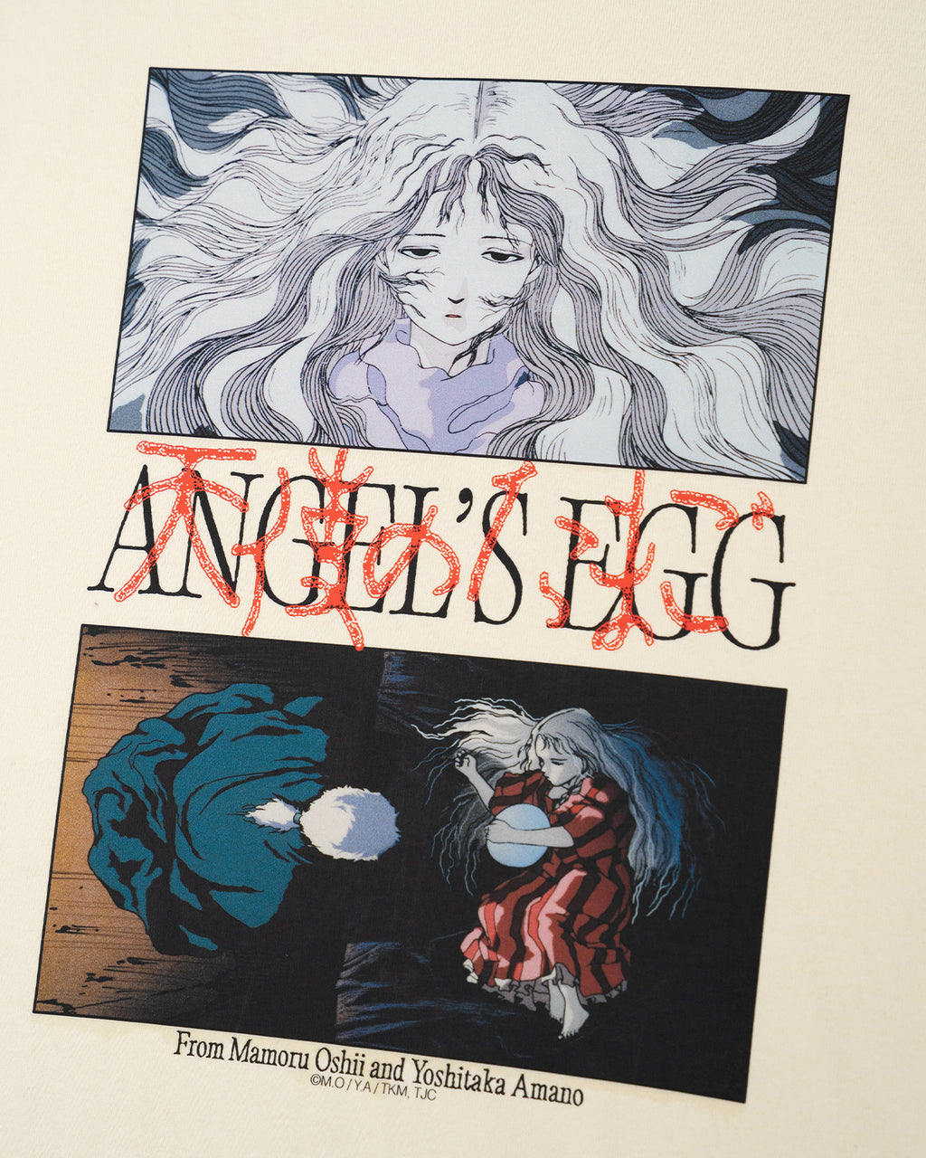 BRAIN DEAD × Angel's Egg T-Shirt - Natural 3