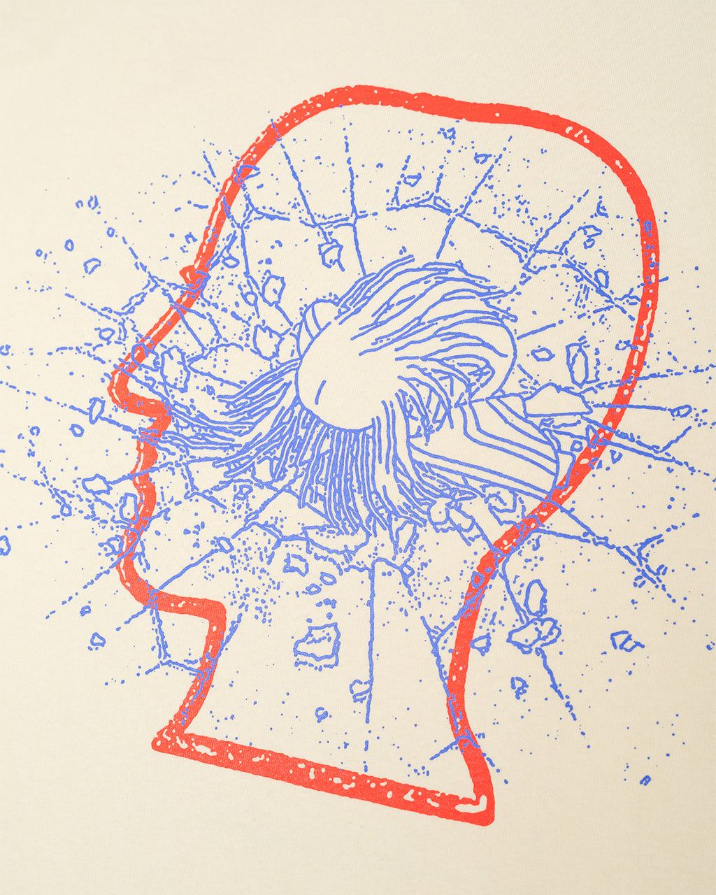 BRAIN DEAD × Angel's Egg T-Shirt - Natural 4