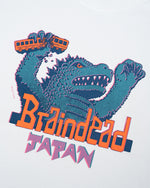 Brain Dead Japan Godzilla T-Shirt - White 2