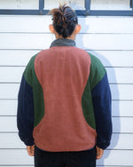 BRAIN DEAD EQUIPMENT RIPSTOP PULLOVER FLEECE JACKET - NAVY 7