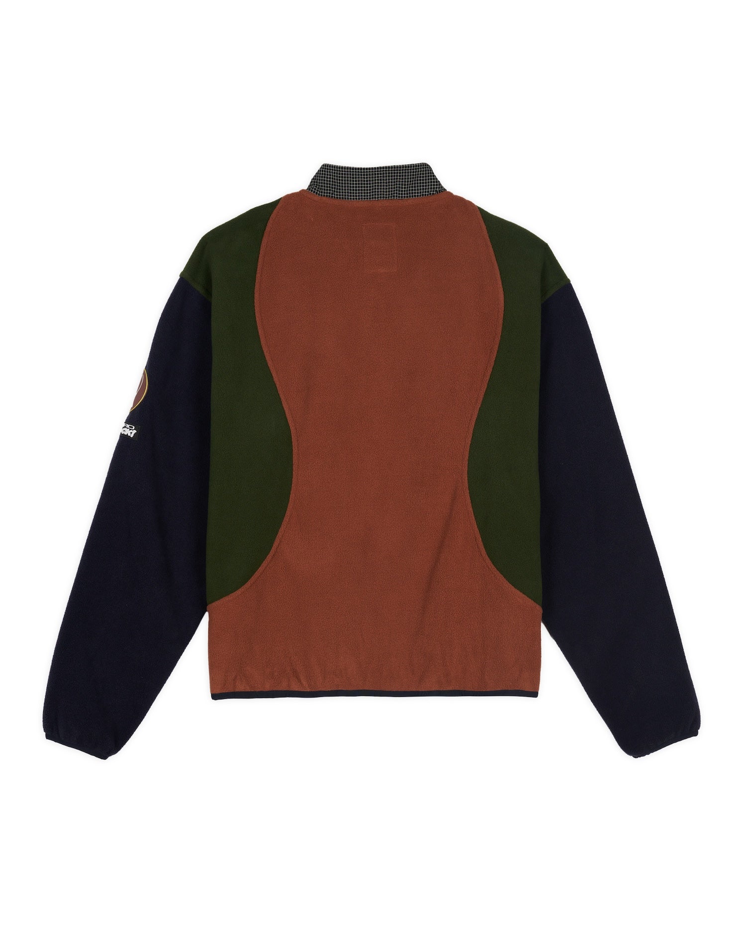 BRAIN DEAD EQUIPMENT RIPSTOP PULLOVER FLEECE JACKET - NAVY 9