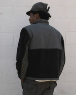 EQUIPMENT RIPSTOP ZIP FLEECE JACKET - BLACK 4