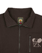 BRAIN DEAD EQUIPMENT TENNIS ZIP JACKET - BLACK 6