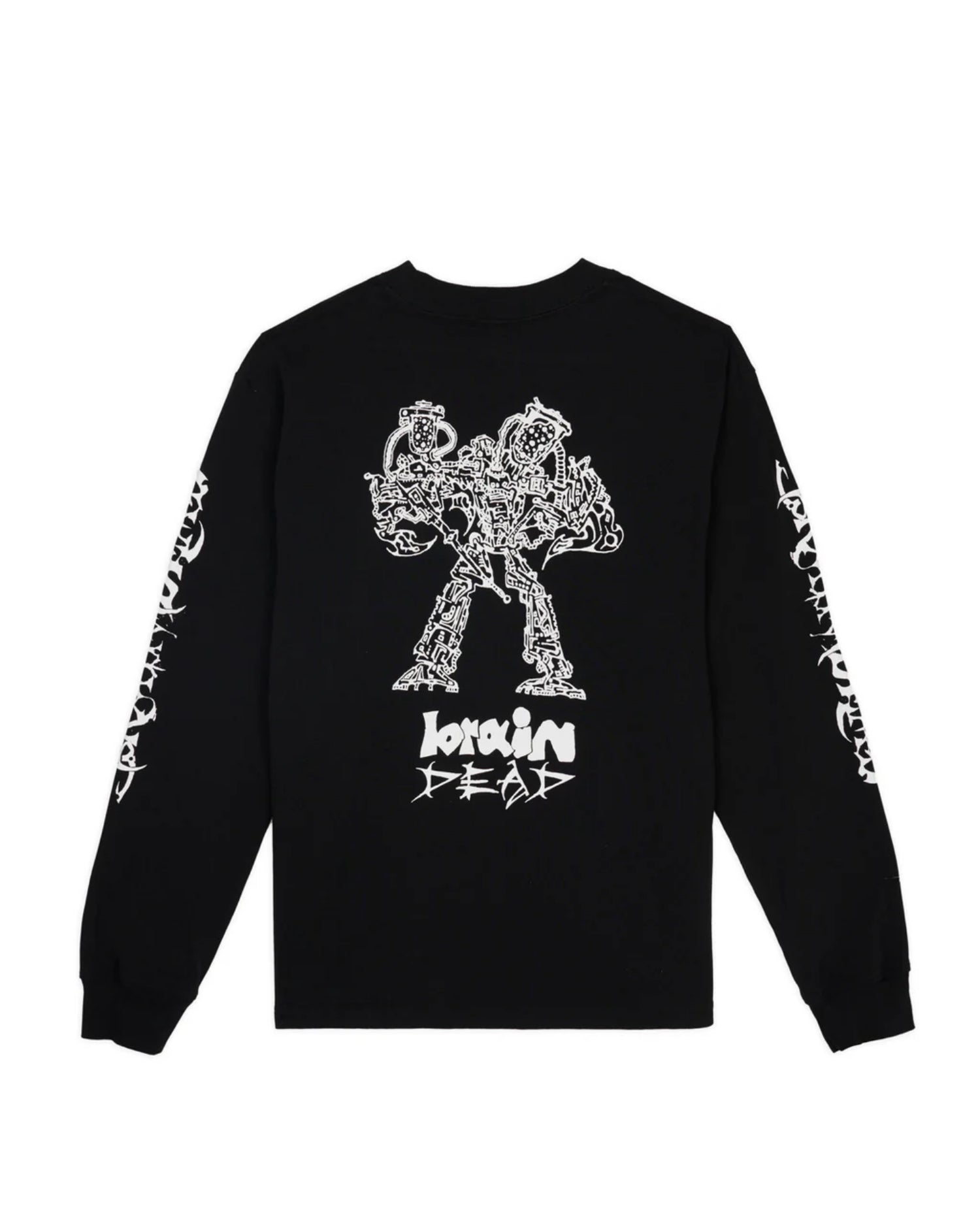 SKULL MECH LONG SLEEVE - BLACK 8