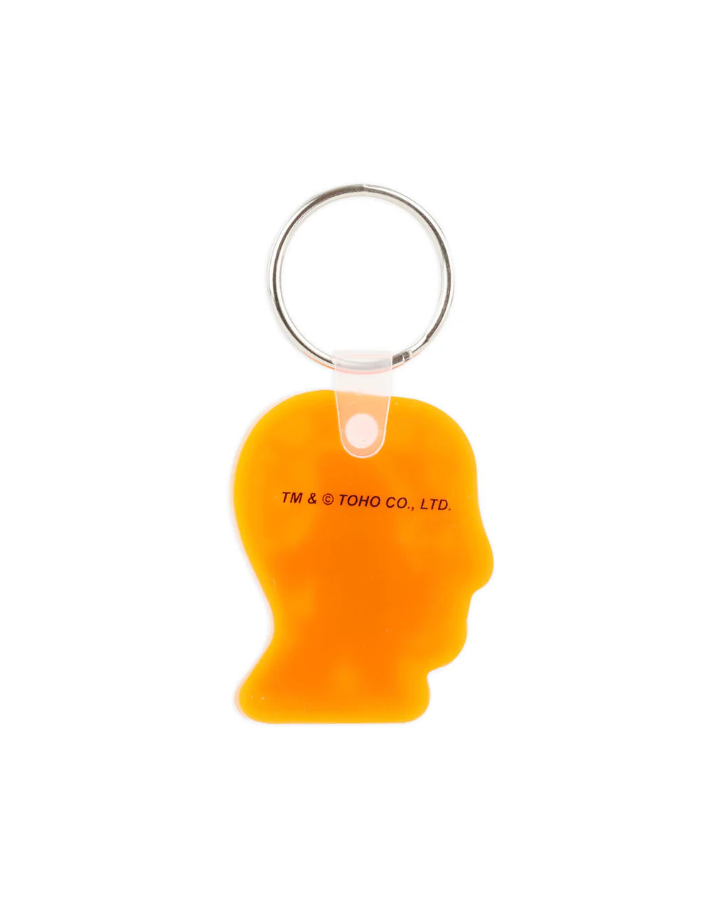 Brain DeadxGodzilla Hedorah Logohead Keychain - Clear Orange 3