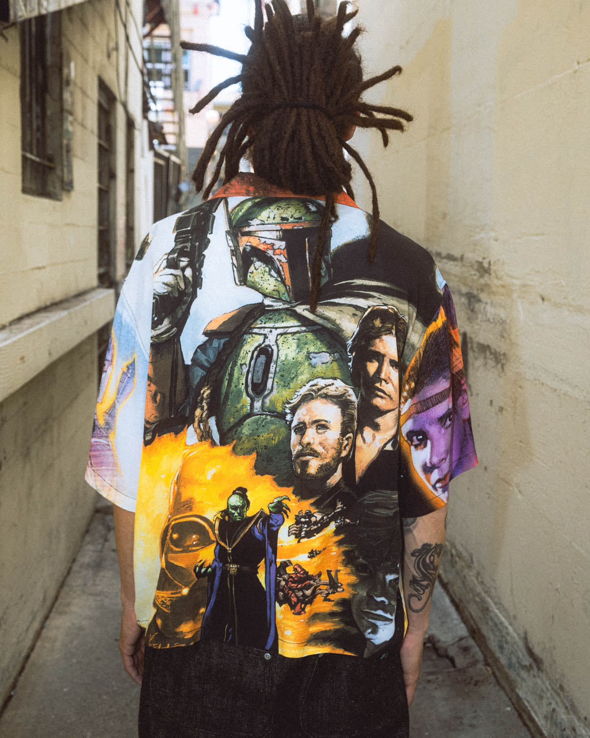 Brain Dead x Star Wars シャドウオブザエンパイヤ レーヨンシャツ